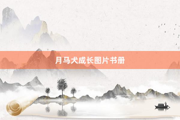 月马犬成长图片书册